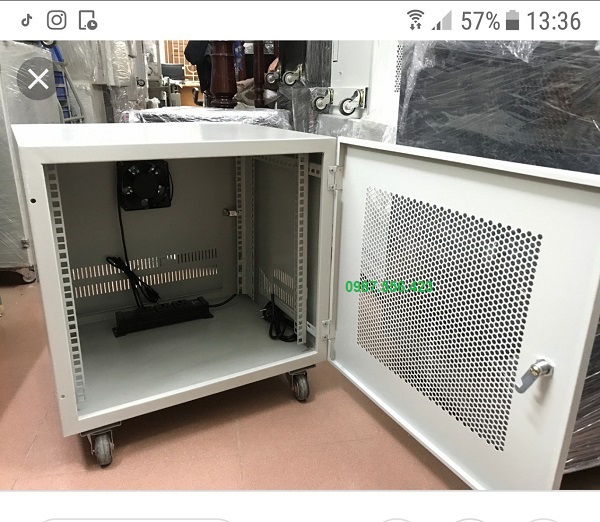 Tủ mạng, tủ rack HDRACK 12U sâu 600 màu xám